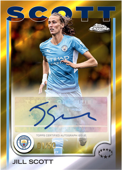 2024/25 Topps UEFA Women's Champions League Chrome Soccer Blaster Box