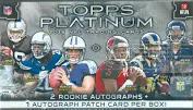 2015 Topps Platinum Football Hobby Box
