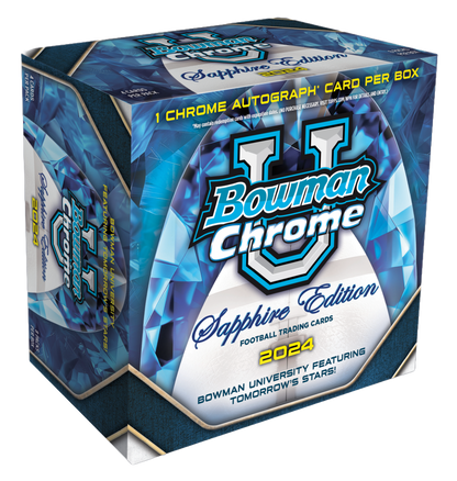 2024 Bowman Chrome University Football Sapphire Edition Box