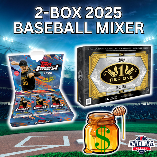 1x '25 Topps Finest Baseball Hobby, 1x '25 Topps Tier One - RANDOM TEAM Break #1160