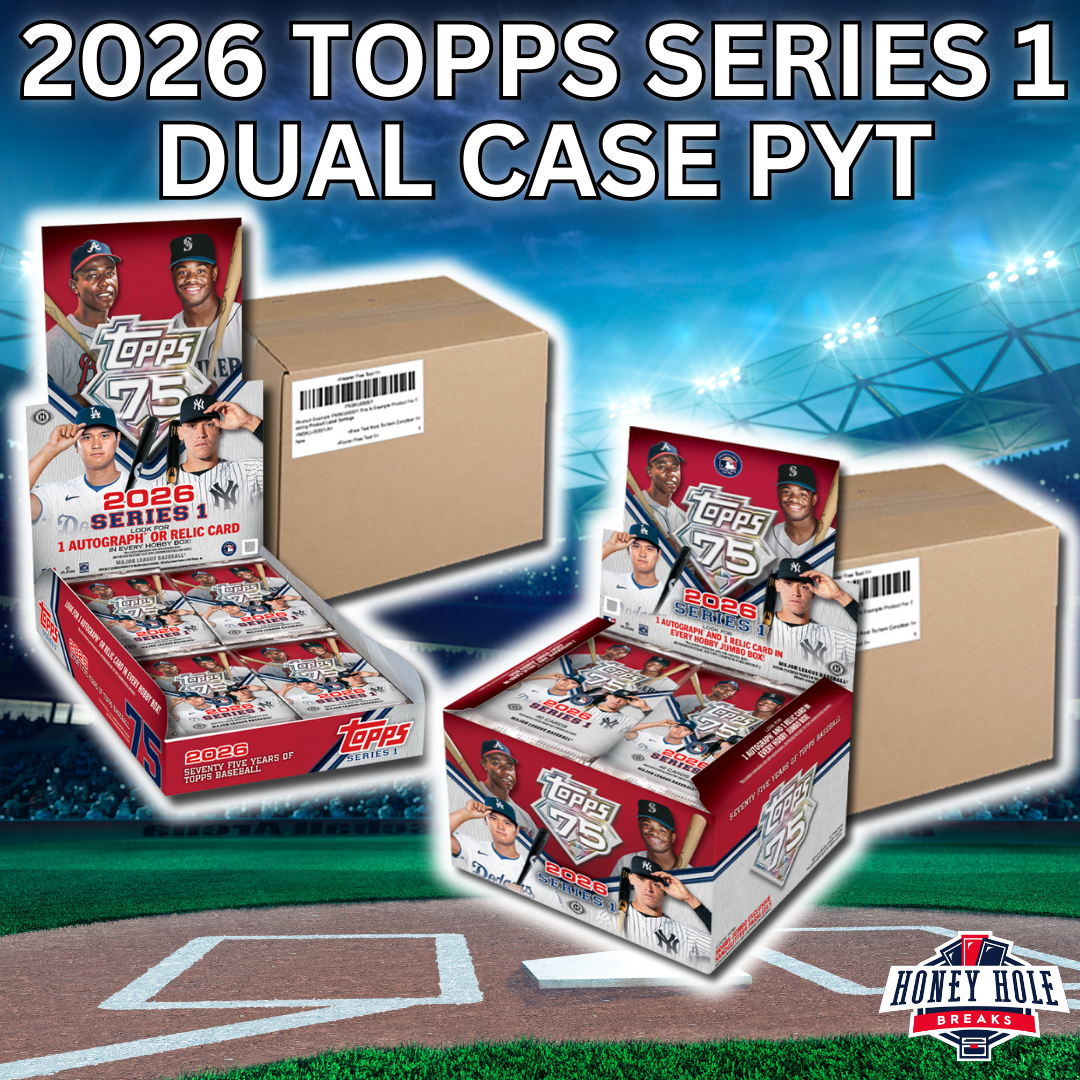 DUAL CASE 2026 Topps Series 1 Hobby (12 Boxes) & 2026 Topps Series 1 Jumbo (6 Boxes) - PICK YOUR TEAM Break #1463