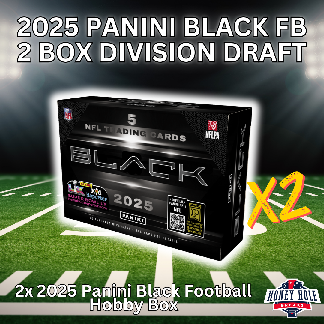 2025 Panini Black Football - 2 Box Division Draft Break #1190