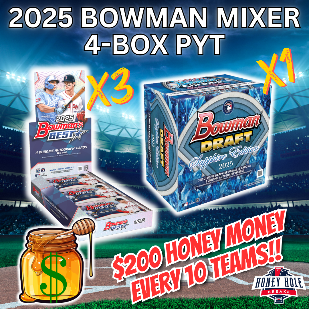 3x '25 Bowman's Best Hobby, 1x '25 Bowman Draft Sapphire - PICK YOUR TEAM Break #1650