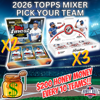 3x 2026 Topps Pristine Baseball Hobby, 2x 2026 Topps Finest Baseball Hobby  - PICK YOUR TEAM Break #2173