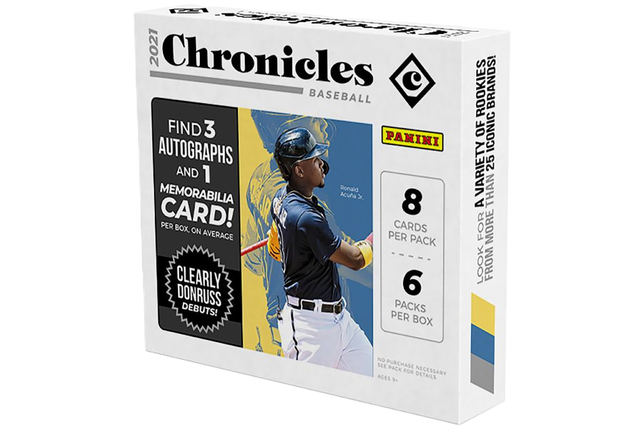 2021 Panini Chronicles Baseball Hobby Box