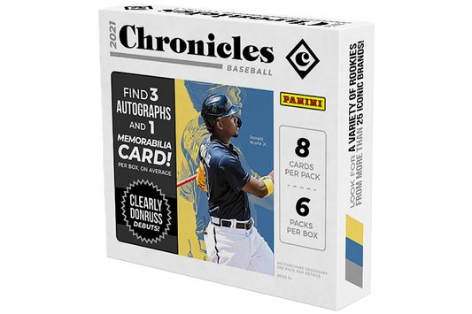2021 Panini Chronicles Baseball Hobby Box