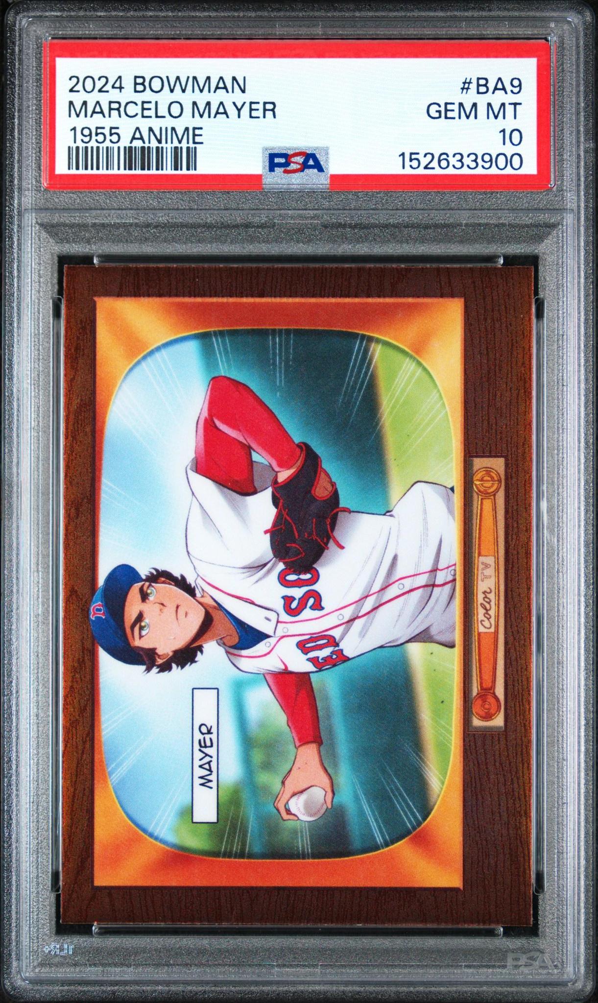 2024 BOWMAN 1955 BOWMAN ANIME BA9 MARCELO MAYER PSA 10