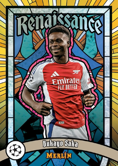 2024/25 Topps UEFA Club Competitions Merlin Chrome Soccer Hobby Box