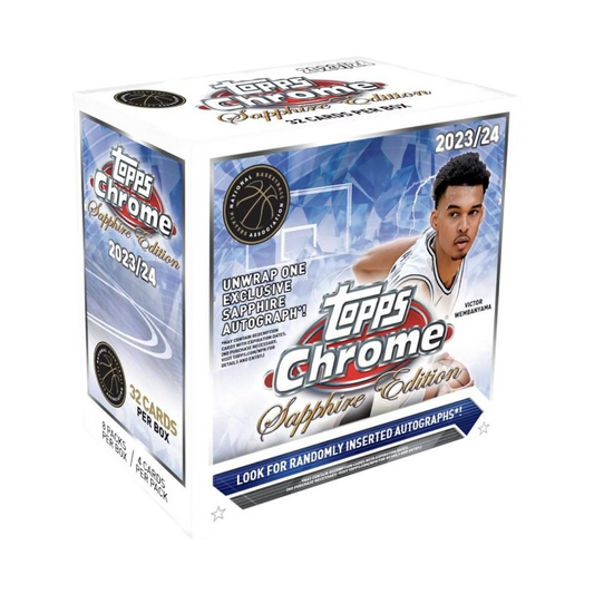 2023/24 Topps Chrome Basketball Sapphire Edition Box