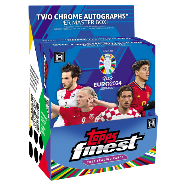 2024 Topps Finest Road to UEFA Euro Soccer Hobby Box