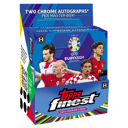 2024 Topps Finest Road to UEFA Euro Soccer Hobby Box