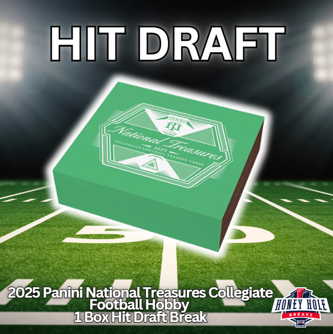 2025 Panini National Treasures Collegiate Football Hit Draft Break #1323