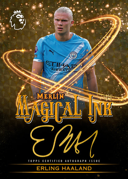 2026 Topps Merlin Premier League Soccer Blaster Box