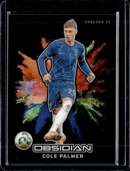 2024-25 Panini Obsidian #12 Cole Palmer Black Color Blast