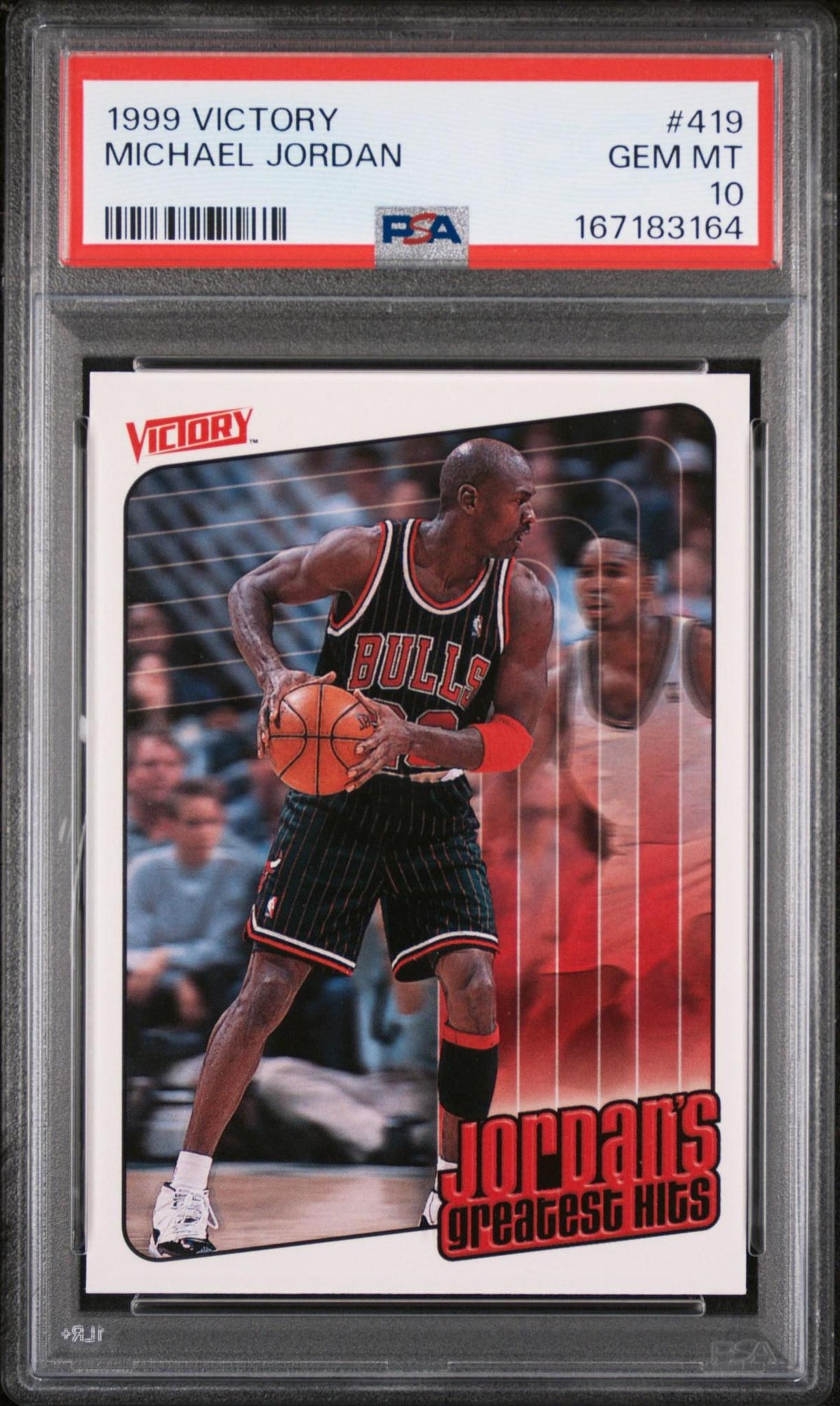 1999 UPPER DECK VICTORY 419 MICHAEL JORDAN PSA 10