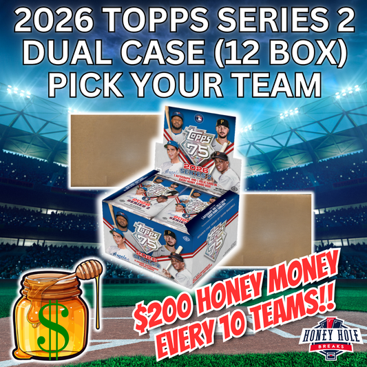 DUAL CASE 2026 Topps Series 2 Baseball Jumbo - PICK YOUR TEAM Break #1784