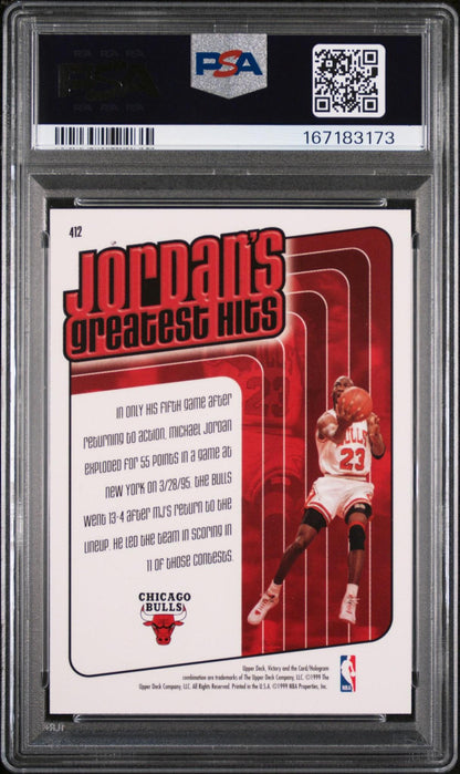 1999 UPPER DECK VICTORY 412 MICHAEL JORDAN PSA 10
