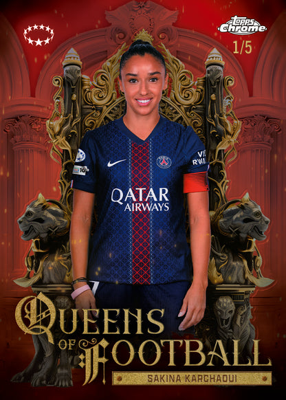 2025/26 Topps UEFA Women's Champions League Chrome Soccer Hobby Box