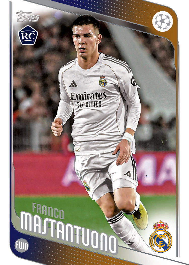 2025/26 Topps UEFA Club Competitions Soccer Hobby Box