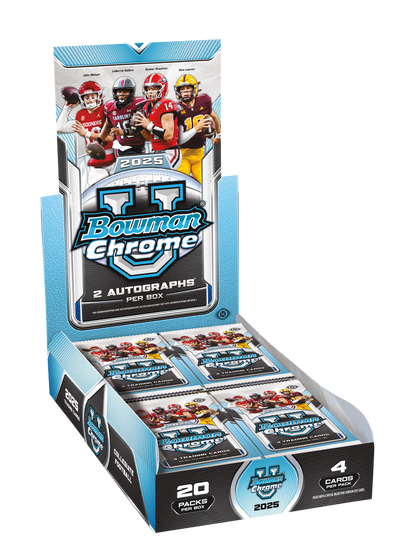 2025 Bowman Chrome University Football Hobby Box
