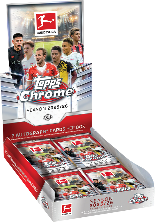 2025/26 Topps Chrome Bundesliga Soccer Hobby Box