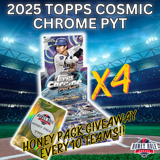 4x 2025 Topps Cosmic Chrome Hobby - PICK YOUR TEAM Break #1438