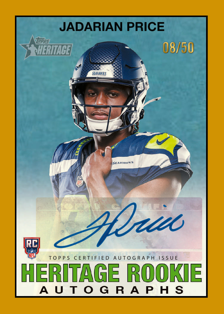 2026 Topps Heritage Football Hobby Box