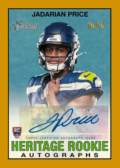 2026 Topps Heritage Football Hobby Box