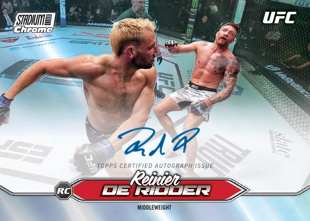 2025 Topps UFC Stadium Club Hobby Box