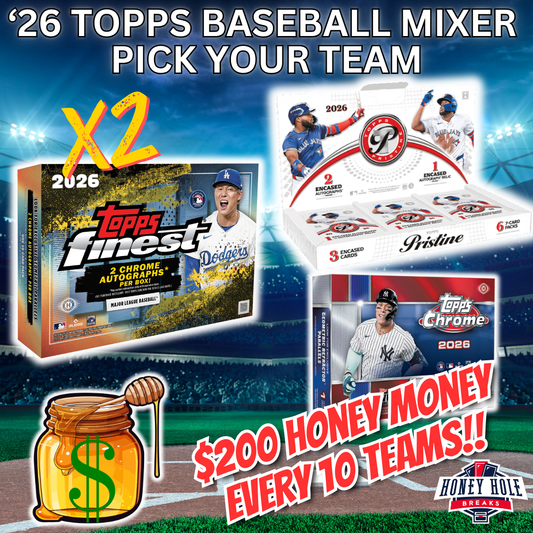 1x 2026 Topps Pristine Baseball Hobby, 1x 2026 Topps Chrome Baseball Delight, 2x 2026 Topps Finest Baseball Delight  - PICK YOUR TEAM Break #2015