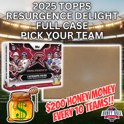 FULL CASE - 6x '25 Topps Resurgence Football Delight - Pick Your Team Break #1937