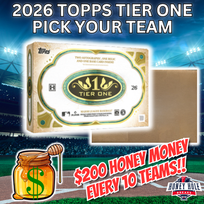 FULL CASE 2026 Topps Tier One Baseball Hobby - PICK YOUR TEAM Break #2048