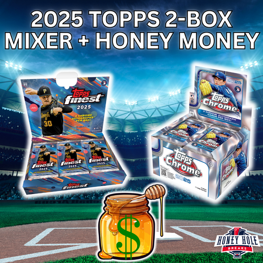 1x 2025 Topps Finest Baseball Hobby, 1x 2025 Topps Chrome Jumbo - 3 RANDOM TEAM Break #1102