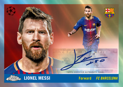 2025/26 Topps UEFA Club Competitions Soccer Hobby Box