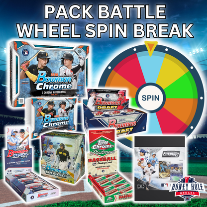 PACK BATTLE WHEEL SPIN - Bowman Chrome ('26 & '19), Bowman's Best, Bowman Draft, Platinum & Emanate - Break #2109