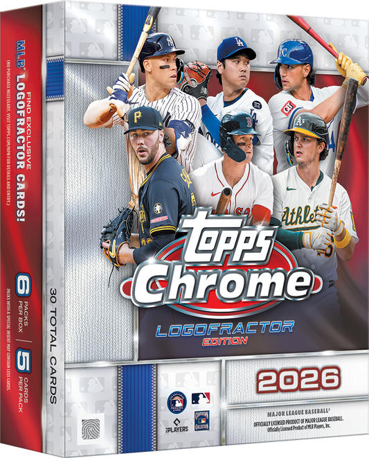 2026 Topps Chrome Baseball Logofractor Edition Box