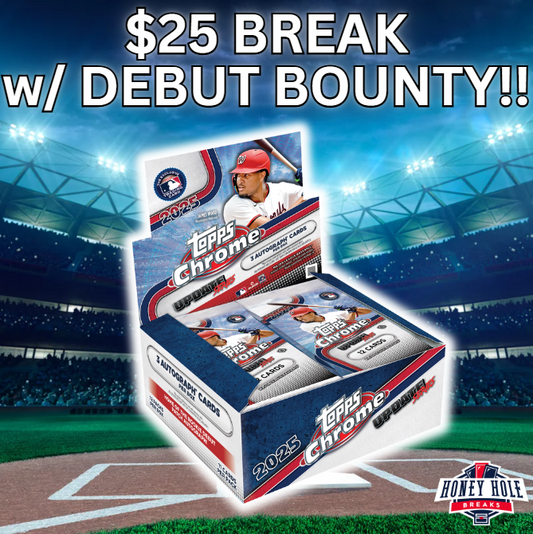 $25 1 Box 2025 Topps Chrome Update Baseball Jumbo -  RANDOM TEAM Break #1366