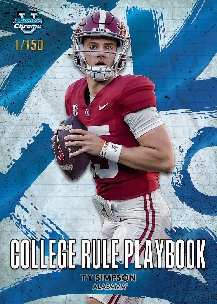 2025 Bowman Chrome University Football Mega Box