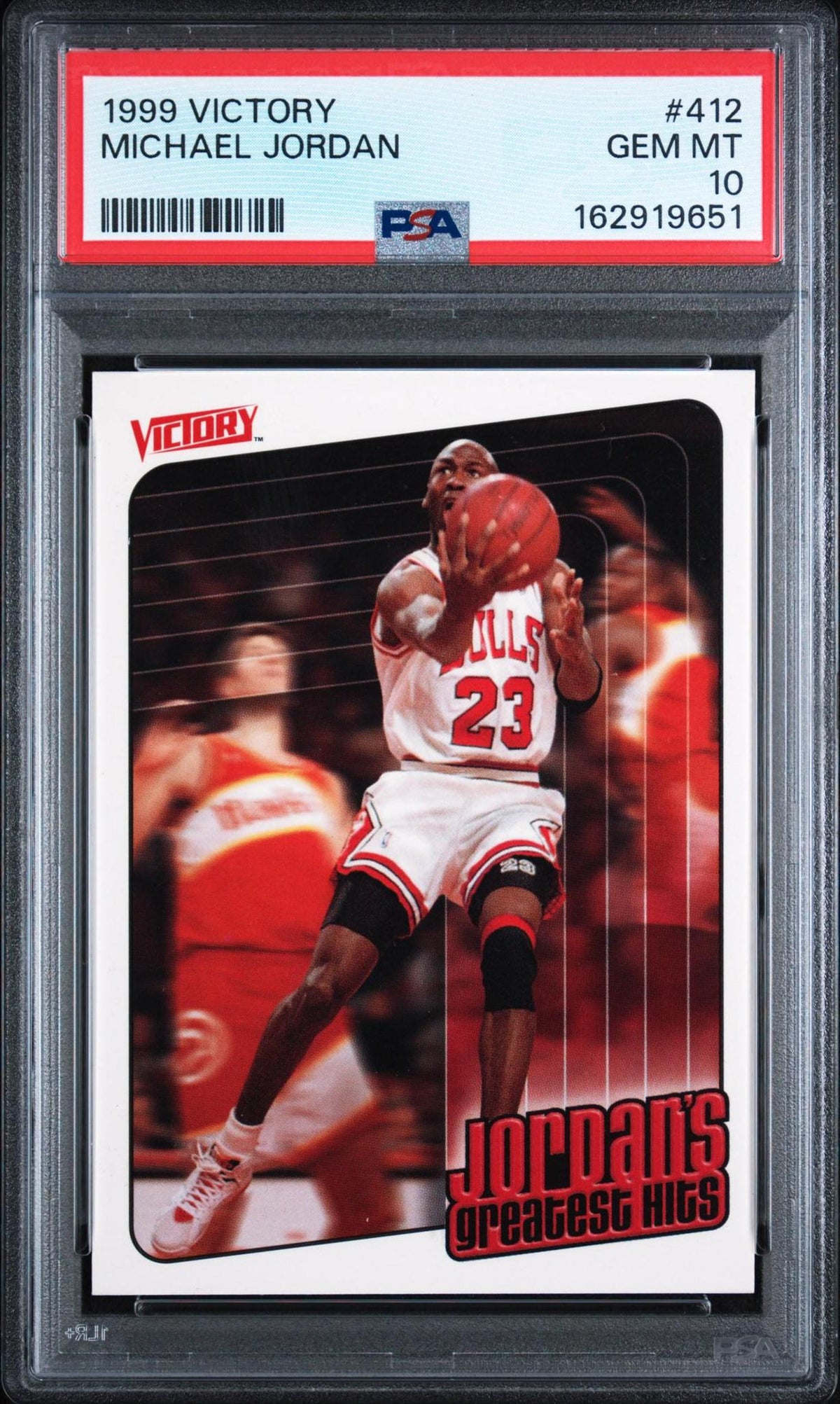 1999 UPPER DECK VICTORY #412 MICHAEL JORDAN PSA 10