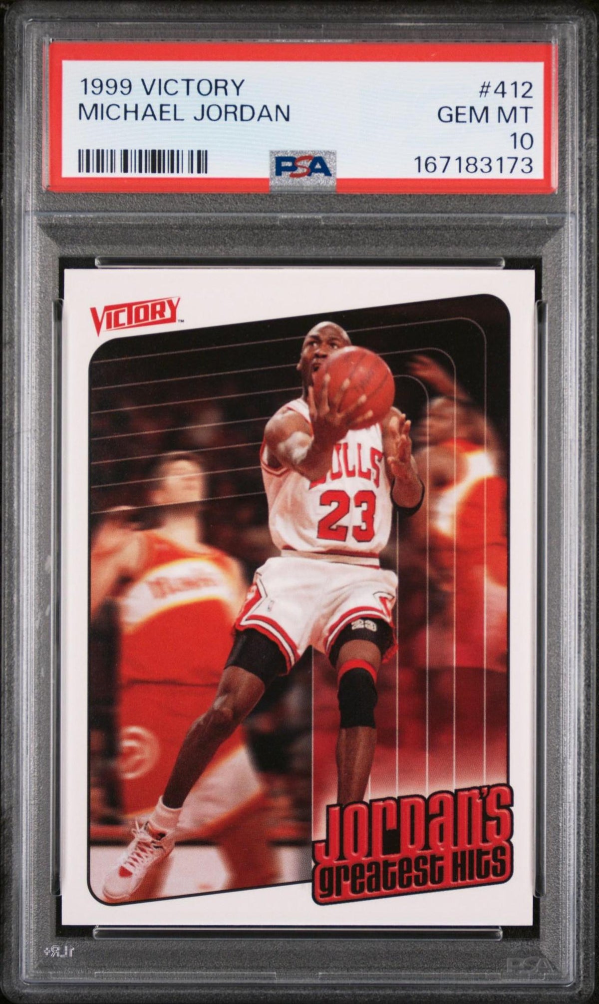 1999 UPPER DECK VICTORY 412 MICHAEL JORDAN PSA 10