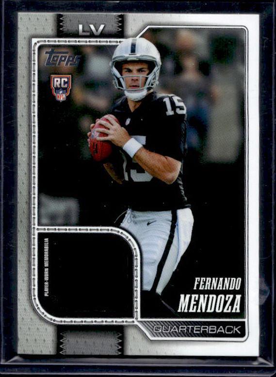 2026 Topps Flagship Fernando Mendoza #ROR-FM Rookie Patch