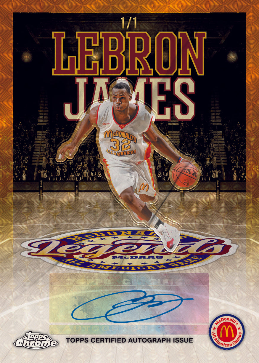 2025 Topps Chrome McDonald's All American Basketball Hobby Box