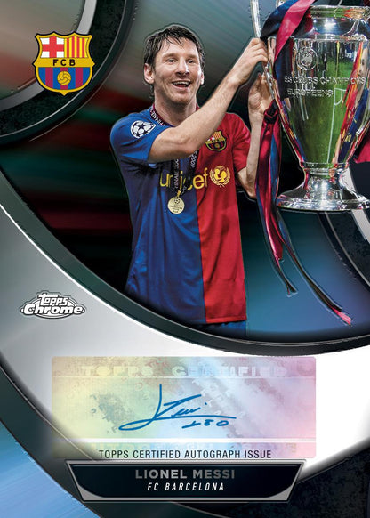 2023/24 Topps UEFA Club Competitions Chrome Soccer Hobby Box