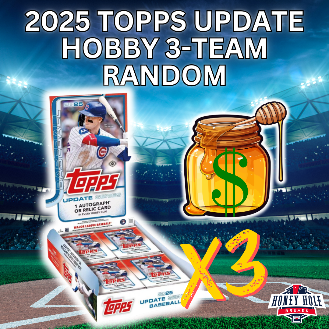 3x 2025 Topps Update Baseball Hobby - 3 RANDOM TEAM Break #1267
