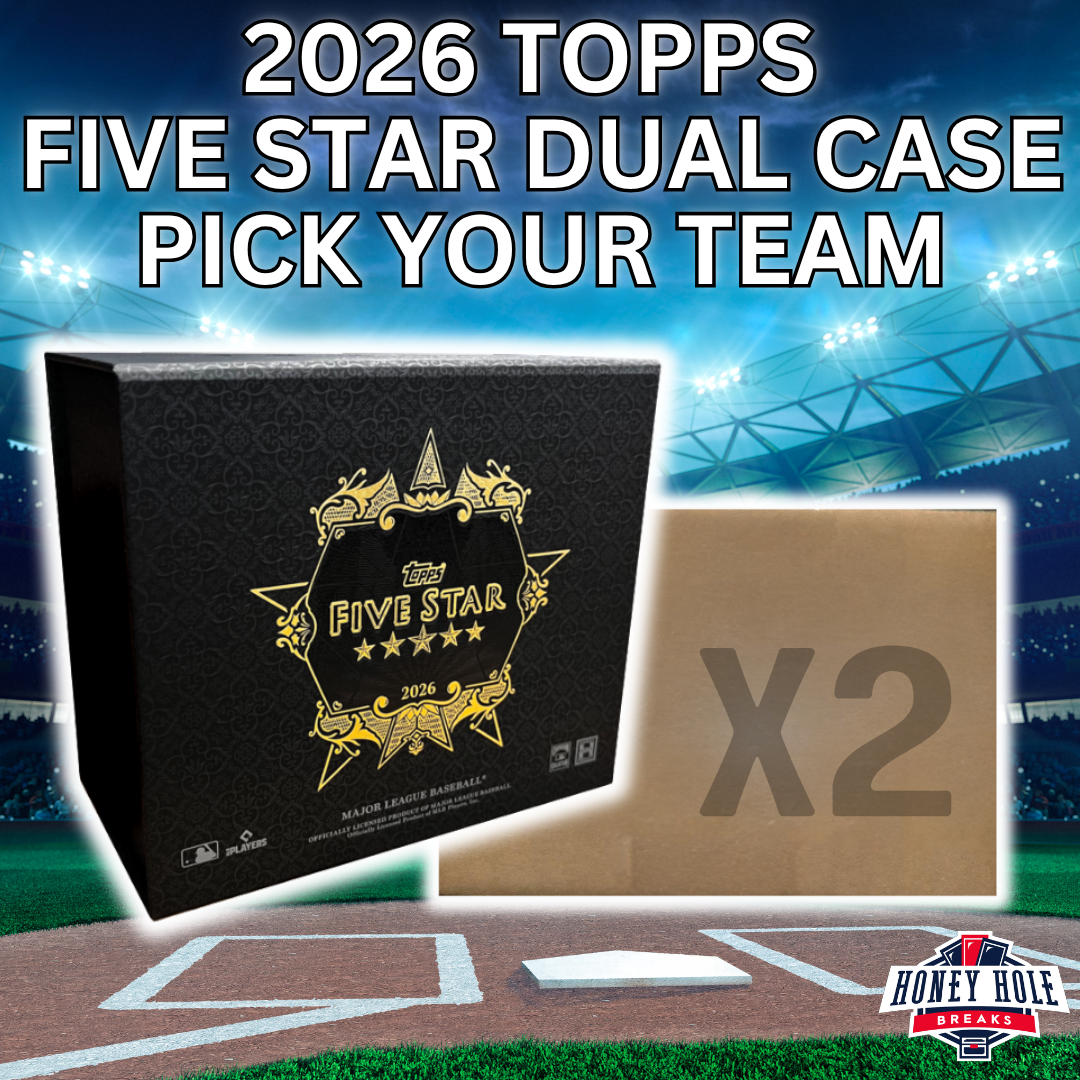 DUAL CASE 2026 Topps Five Star Baseball Hobby (6 Boxes) - PICK YOUR TEAM Break #2234