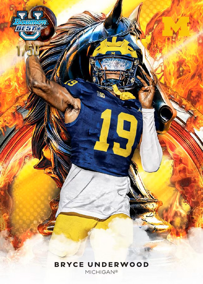 2025 Bowman's Best University Football Hobby Box