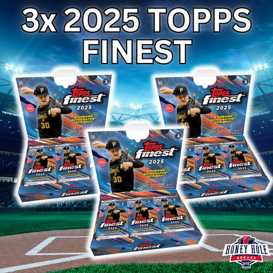3x '25 Topps Finest Baseball Hobby - RANDOM TEAM Break #1122