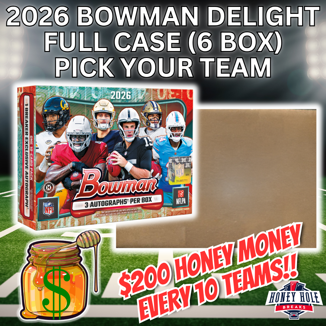 FULL CASE  2026 Bowman Football Delight - Pick Your Team Break #2126