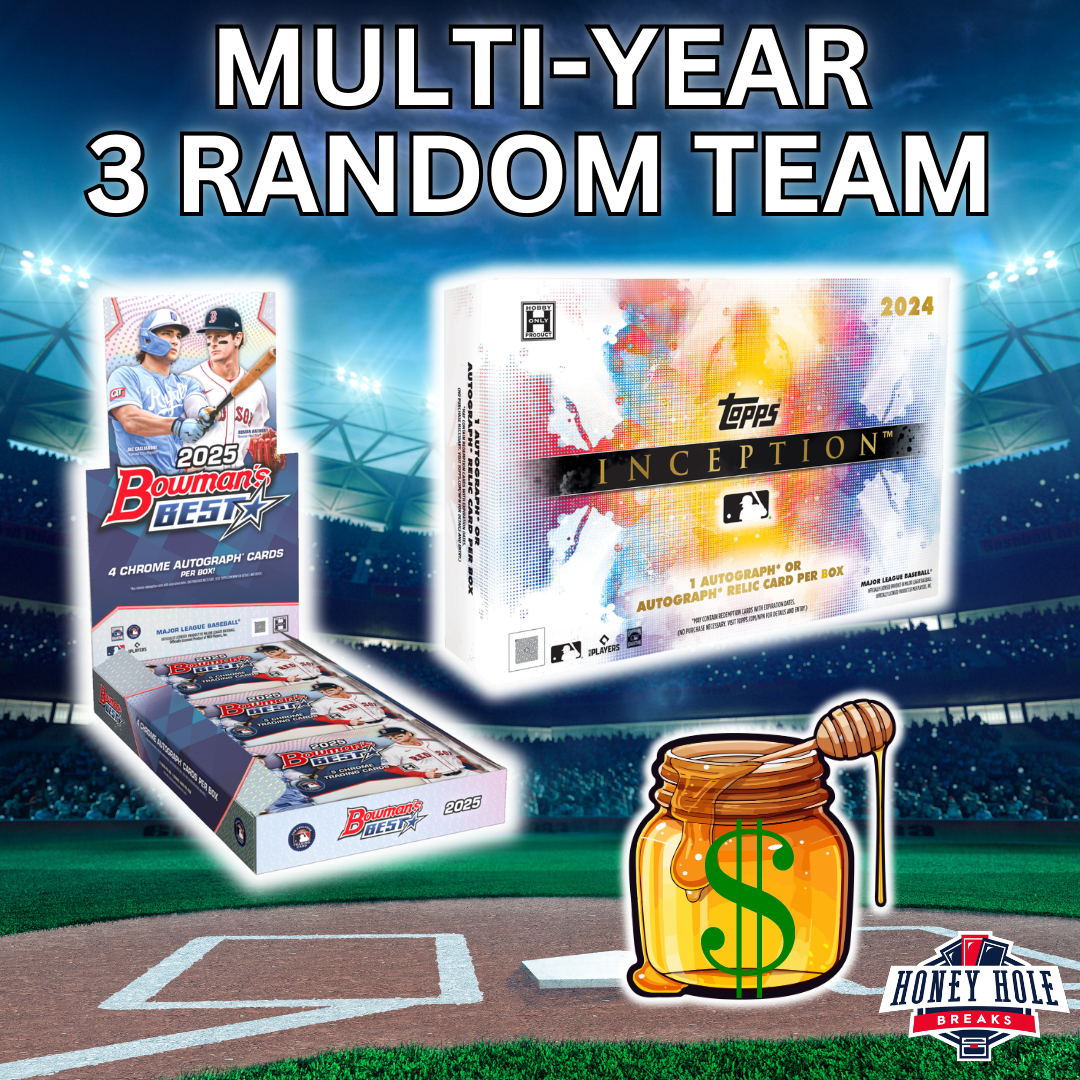 1x 2025 Bowman's Best Baseball Hobby, 1x 2024 Topps Inception Baseball Hobby - 3 RANDOM TEAM Break #1571