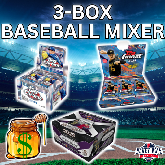 1x '25 Topps Chrome Jumbo, 1x '25 Topps Finest, 1x '25 Panini Prizm - 3 RANDOM TEAM Break #1172